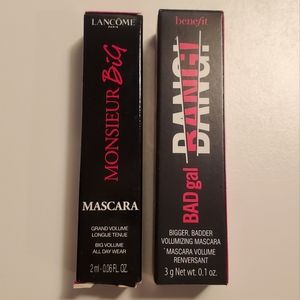 BNIB benefit bad gal bang lancome monsieur big mascara bundle